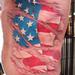 Tattoos - flag skin tear - 60887